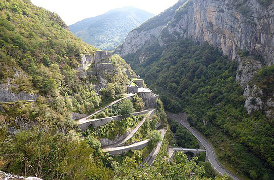 Vue du fort de Portalet