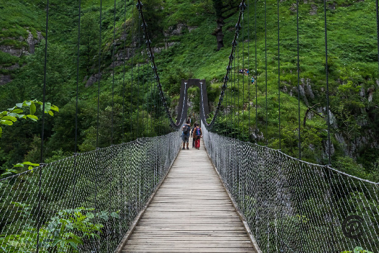 Passerelle Holzarte au Pays Basque - Photo : Pierre Chambion