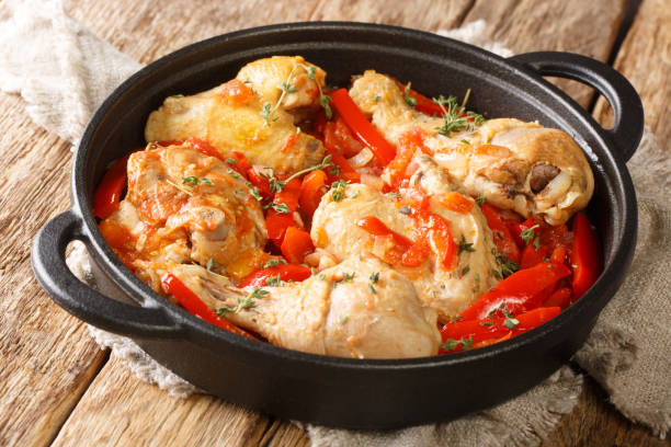 Poulet basquaise 