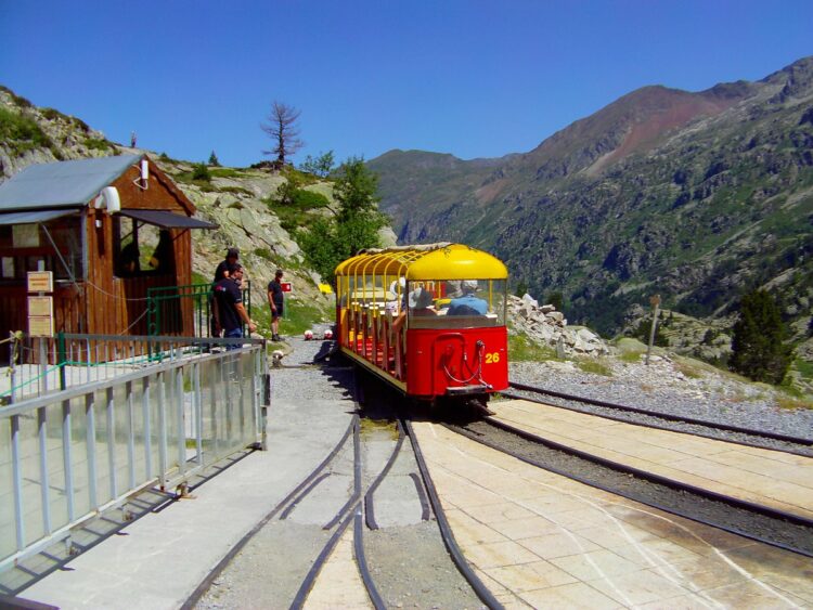 la-gare-d-arrivee du train d'artouste